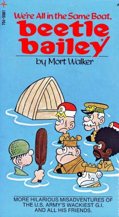 Cover of We're All in the Same Boat, Beetle Bailey