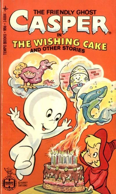 Cover of The Friendly Ghost Casper in The Wishing Cake and Other Stories