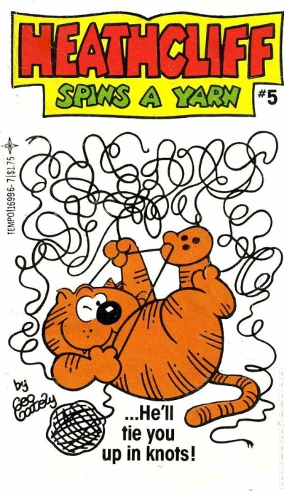 Cover of Heathcliff Spins a Yarn