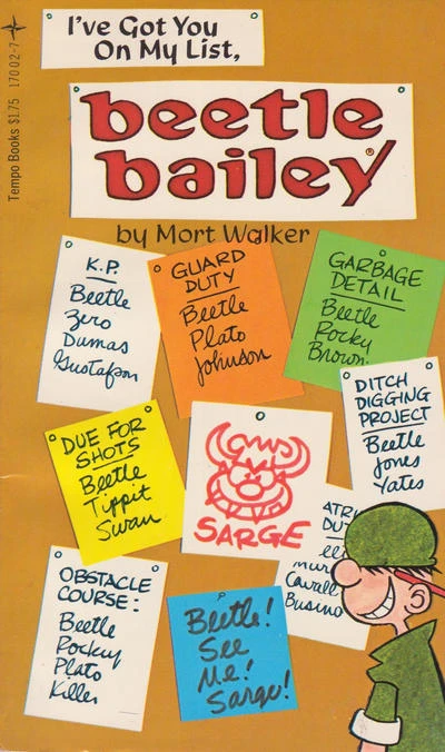 Cover of I've Got You On My List, Beetle Bailey