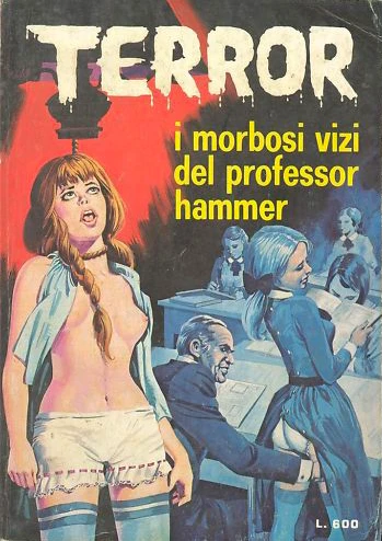Cover of i morbosi vizi del professor hammer