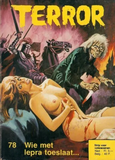 Cover of Wie met lepra toeslaat...