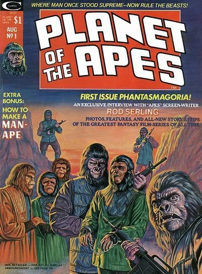 Cover of Terror on the Planet of the Apes, Part One