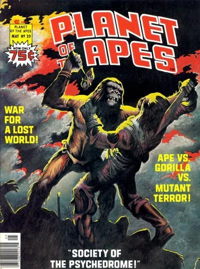 Cover of Terror on the Planet of the Apes-Society of the Psychedrome, Conquest Part 5 - Army of Slaves