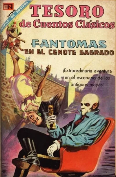 Cover of Fantomas en el Cenote Sagrado