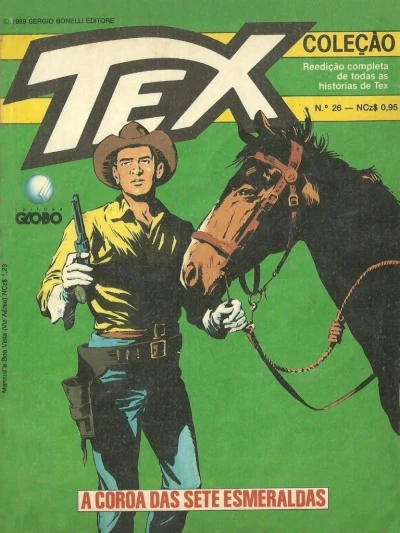 Cover of A coroa das sete esmeraldas