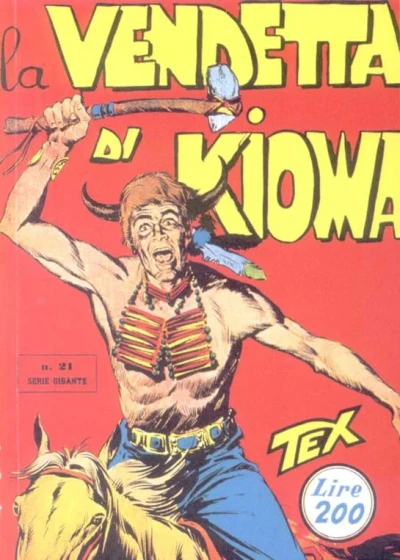 Cover of La Vendetta di Kiowa