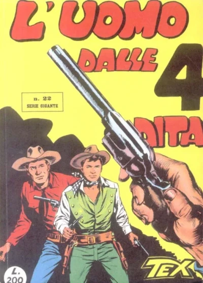 Cover of L'Uomo dalle 4 Dita