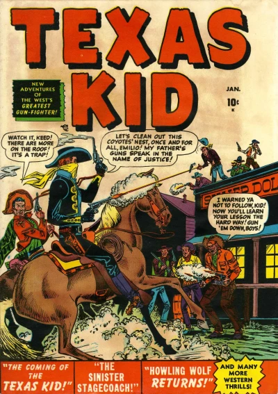 Cover of The Texas Kid Is Born