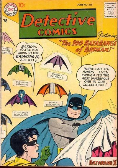 Cover of The 100 Batarangs of Batman