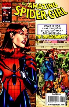 Cover of The Replacement!;  Li'l Benjy The Spectacular Spider-Baby in "Christmas Crisis!"