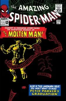Cover of The Menace of the Molten Man