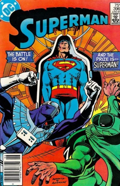 Cover of The Battle for Superman's Brain!