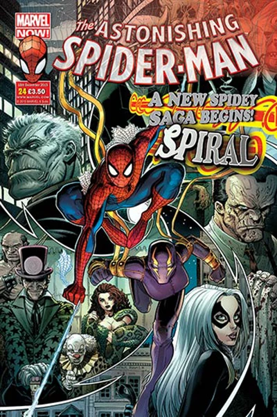Cover of A New Spidey Saga Begins! Spiral