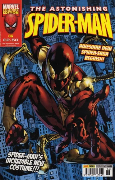 Cover of Spider-Man's Incredible New Costume!!!