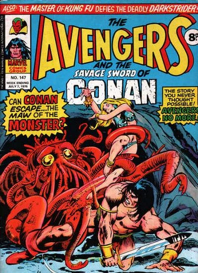 Cover of And The SAVAGE SWORD of CONAN