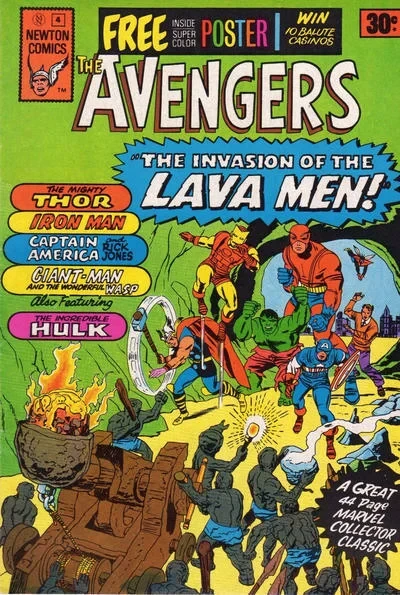 Cover of The Invasion of the Lava Men