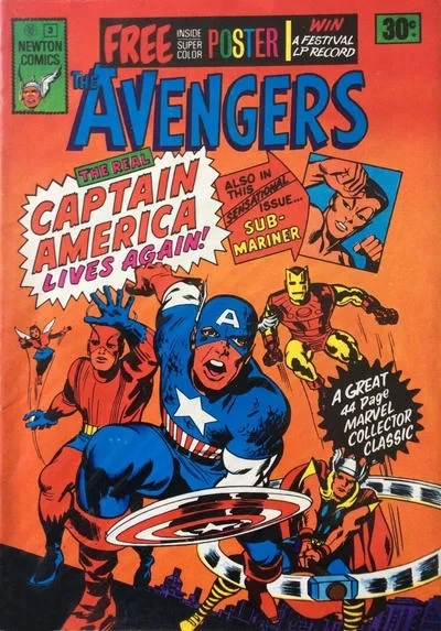 Cover of The Real Captain America Lives Again!