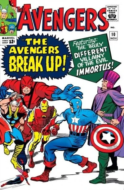 Cover of The Avengers Break Up