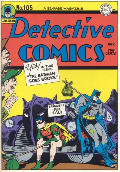 Cover of The Batman Goes Broke