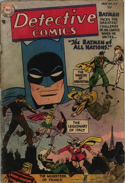 Cover of The Batmen of All Nations; X Marks the Mystery!