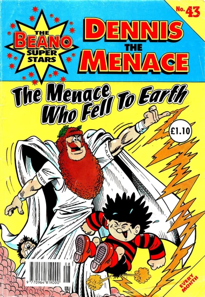 Cover of The Menace Who Fell to Earth