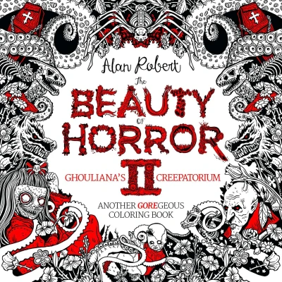 Cover of Volume 2: Ghouliana's Creepatorium: Another GOREgeous Coloring Book