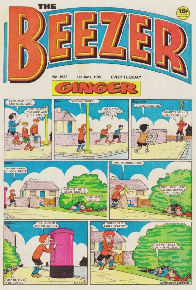 Cover of 1 June 1985