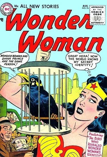 Cover of The Bird Who Revealed Wonder Woman's Identity!