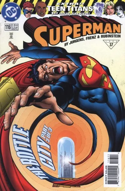Cover of The Bottle City Part 3 of 3 :  Extra!! Teen Titans 1st Issue Preview!