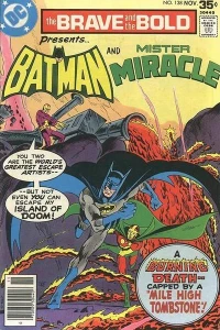 Batman and Mister Miracle: "Mile High Tombstone!"