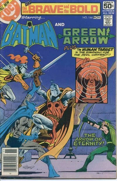 Cover of Batman and Green Arrow: "The Arrow of Eternity"