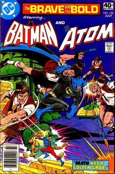 Cover of Batman and the Atom: "Death Has a Golden Grab!"