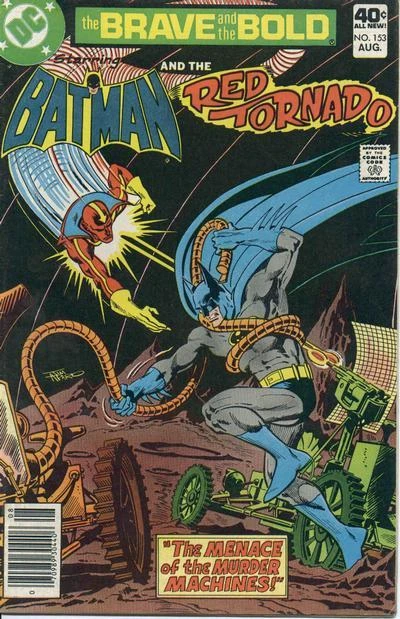 Cover of Batman and the Red Tornado: "Menace of the Murder Machines"