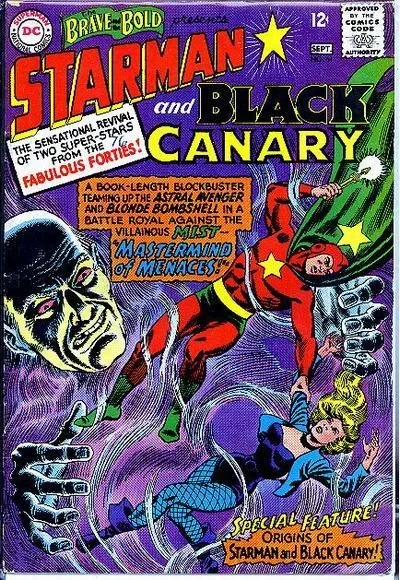Cover of Starman and Black Canary: "Mastermind of Menaces"