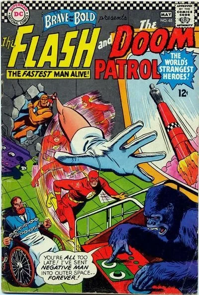 Cover of The Flash and the Doom Patrol: "Alias Negative Man"