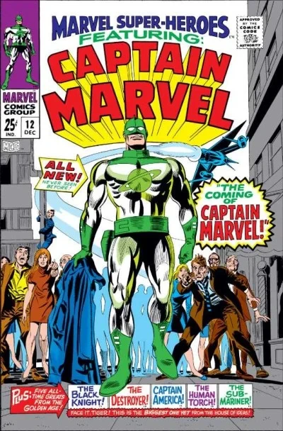 Cover of The Coming of Captain Marvel