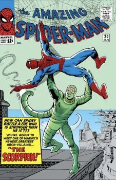 Cover of The Coming of the Scorpion! (or "Spidey Battles Scorpey!")