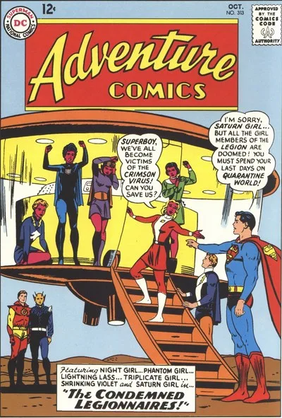 Cover of The Condemned Legionnaires! / Father's Day on Planet Krypton!