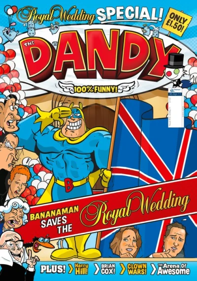 Cover of Bananaman Saves the Royal Wedding