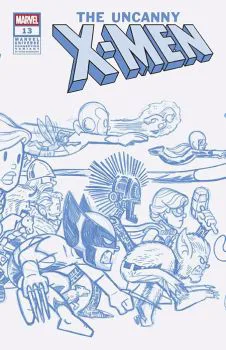Cover of Chris Giarrusso Incentive Marvel Universe Connecting Sketch Variant (1:50)