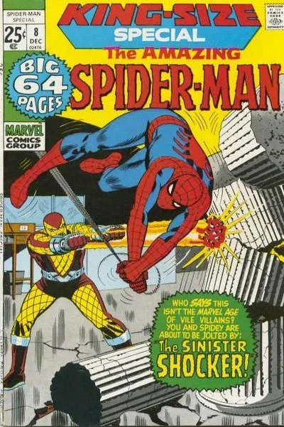 Cover of The Sinister Shocker!; On the Trail of the Amazing Spider-Man!; Spider-Man No More!
