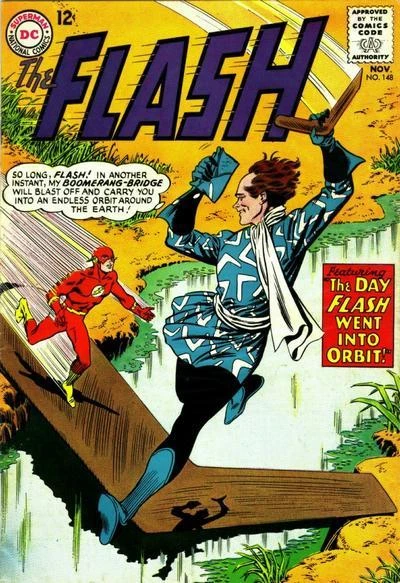 Cover of The Day Flash Went Into Orbit!