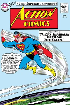 The Day Superman Became the Flash!; Supergirl's Tragic Ordeal!