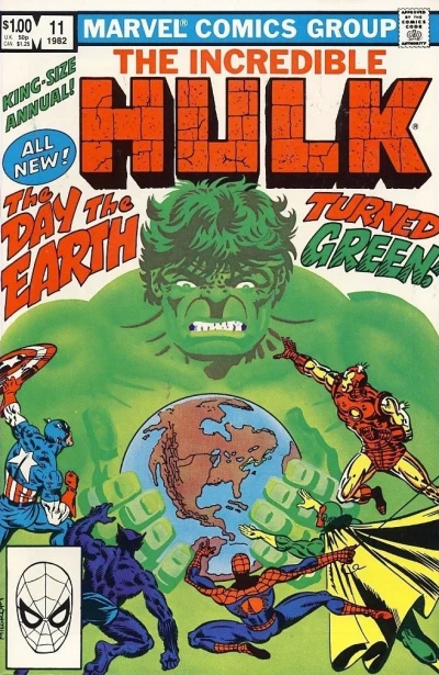 Cover of The Day the Earth Turned Green!; Unus Unchained!