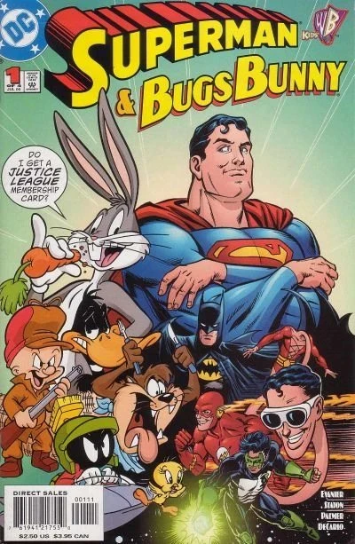Cover of The DC Super Heroes Meet the Looney Tunes!