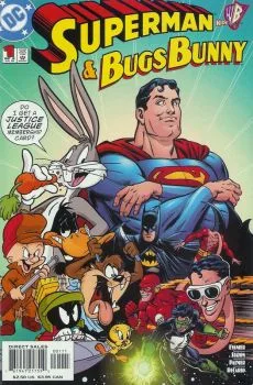 Cover of The DC Super Heroes Meet the Looney Tunes!