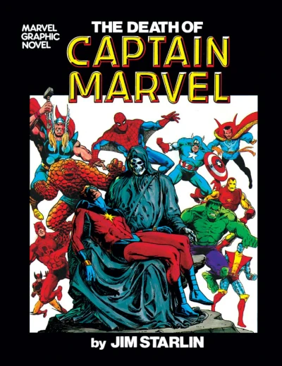 Cover of The Death of Captain Marvel