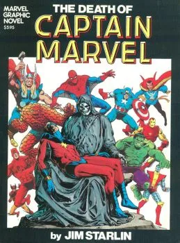 Cover of The Death of Captain Marvel