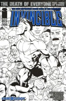 Cover of Ryan Ottley Exclusive B&W Variant
